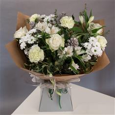 Winter Whites Hand Tied 